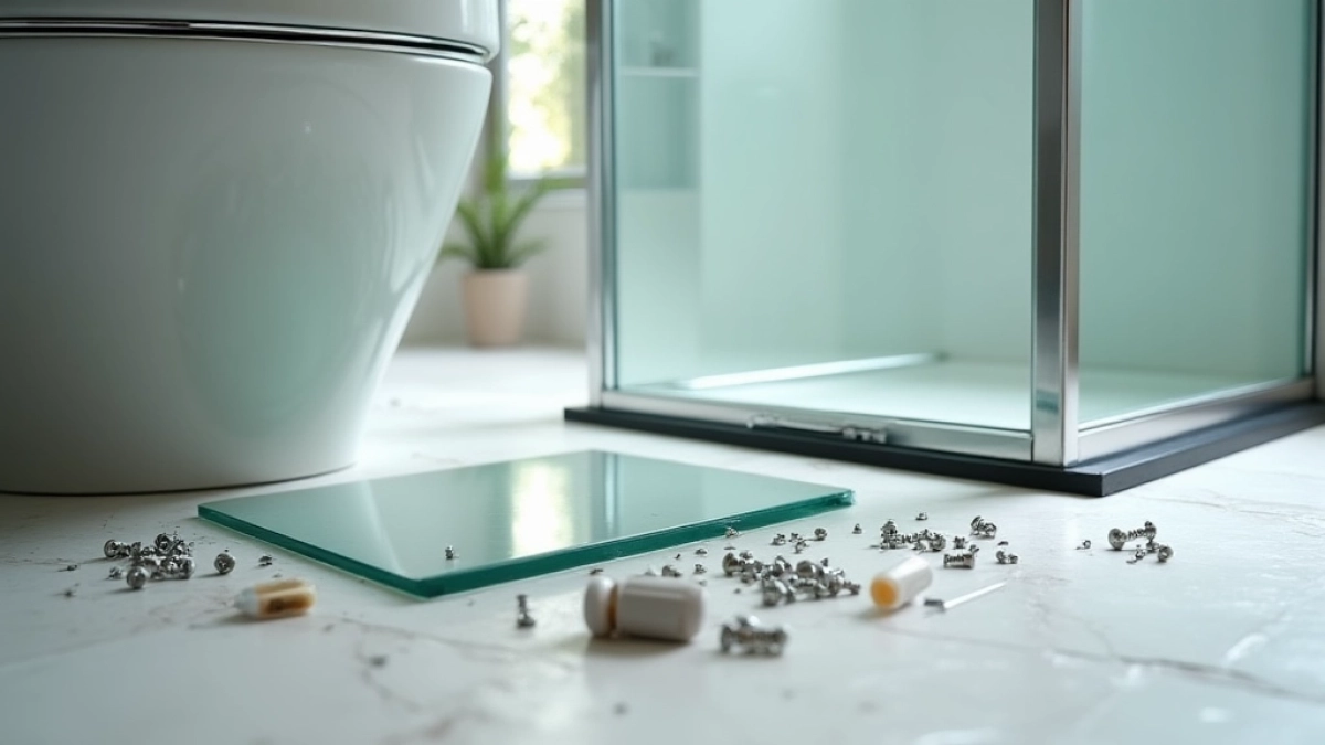 Demontaż i montaż kabiny prysznicowej