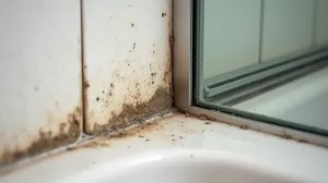 czyszczenie silikonu w kabinie prysznicowej