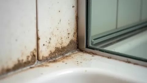 czyszczenie silikonu w kabinie prysznicowej