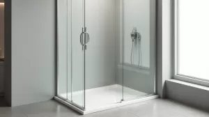 Kabina prysznicowa montowana na płytkach