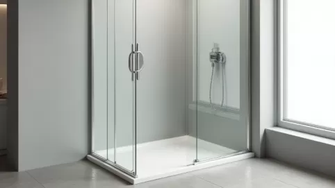 Kabina prysznicowa montowana na płytkach