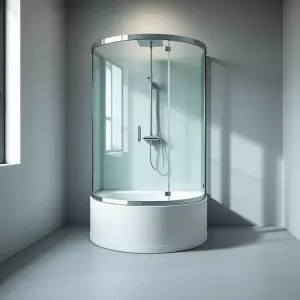 kabina prysznicowa wolnostojąca z brodzikiem