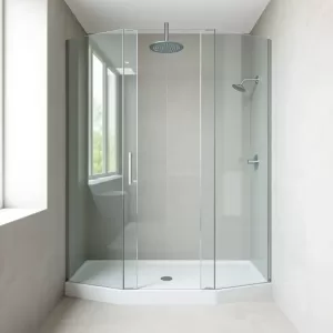 kabina prysznicowa z niskim brodzikiem