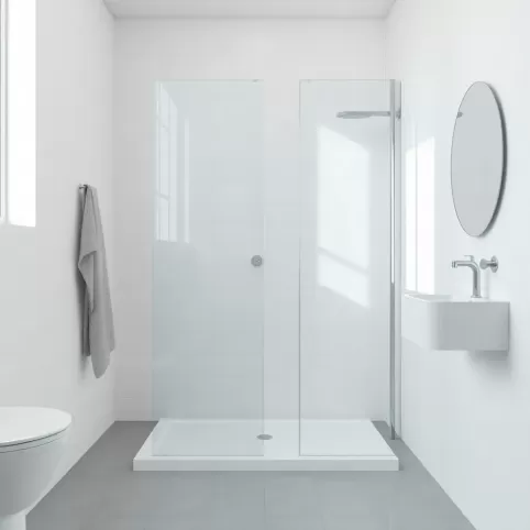 Kabina prysznicowa z niskim brodzikiem 80x100