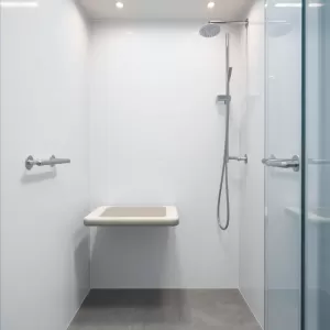 Kabina prysznicowa z siedziskiem dla niepełnosprawnych