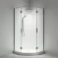 kabina prysznicowa z tylnymi ściankami