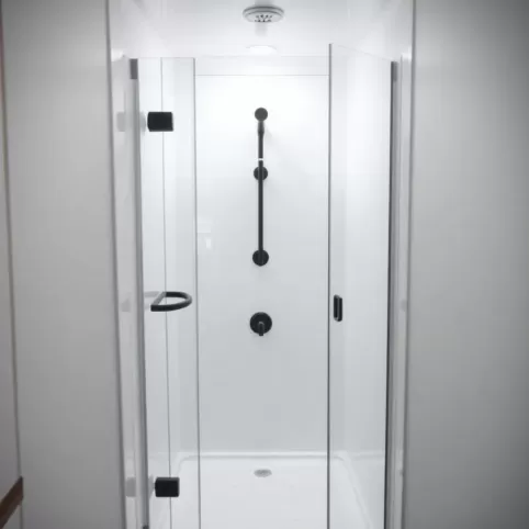 Mała kabina prysznicowa do kampera