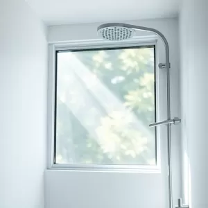 Okno w kabinie prysznicowej inspiracje