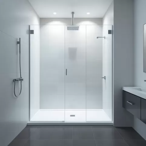 Wysokość kabiny prysznicowej bez brodzika